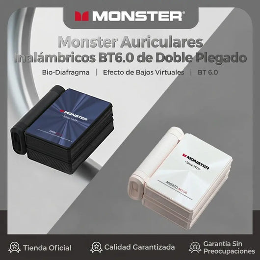 Auriculares Monster® Bluetooth Plegables 165H Open AC530