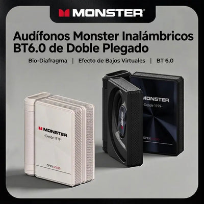 Auriculares Monster® Bluetooth Plegables 165H Open AC530