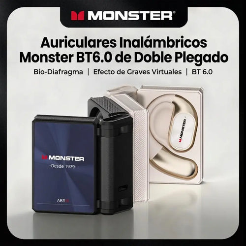 Auriculares Monster® Bluetooth Plegables 165H Open AC530